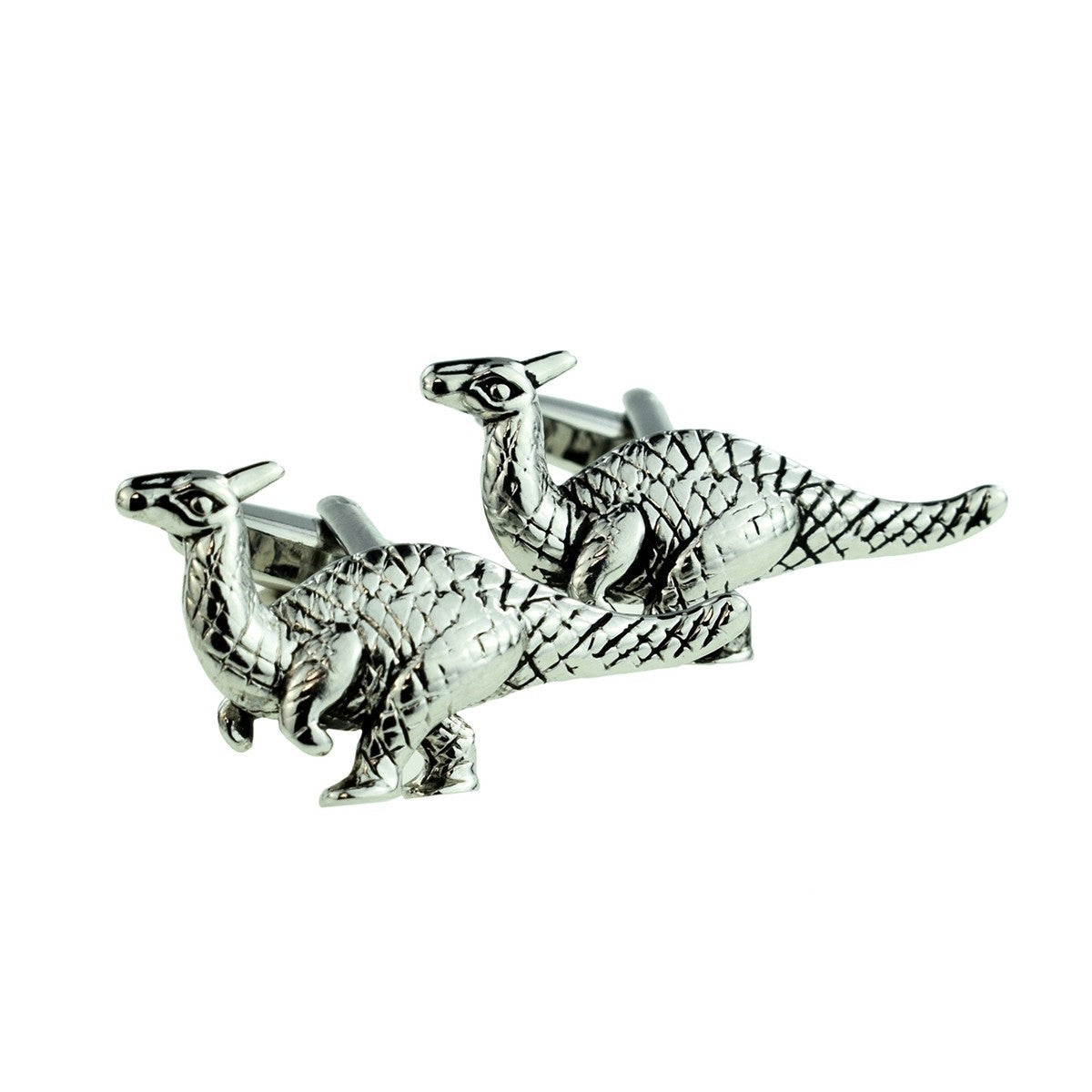 Gemelos para Camisa con Parasaurolophus 30x20mm