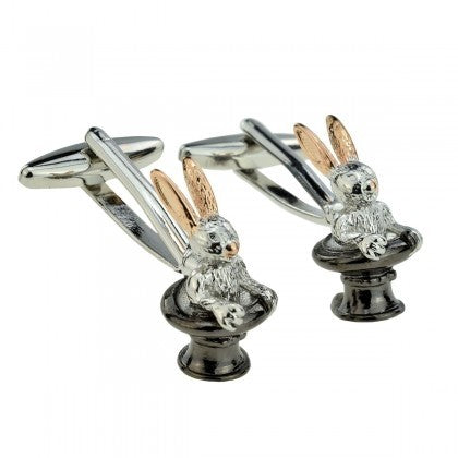 Gemelos de Camisa Conejo Chistera 3D 25x10mm