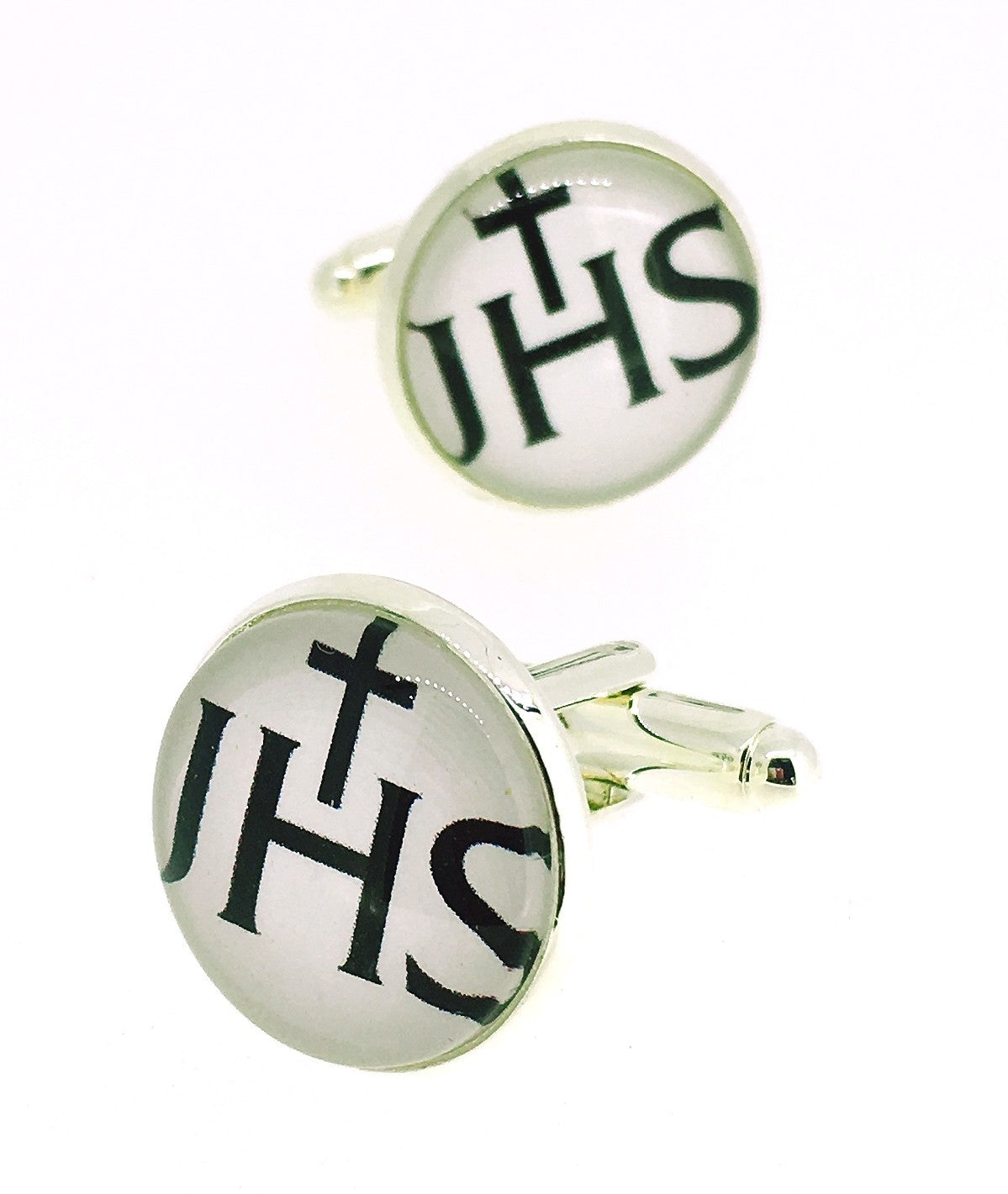 Gemelos para Camisa Cristograma Monograma JHS