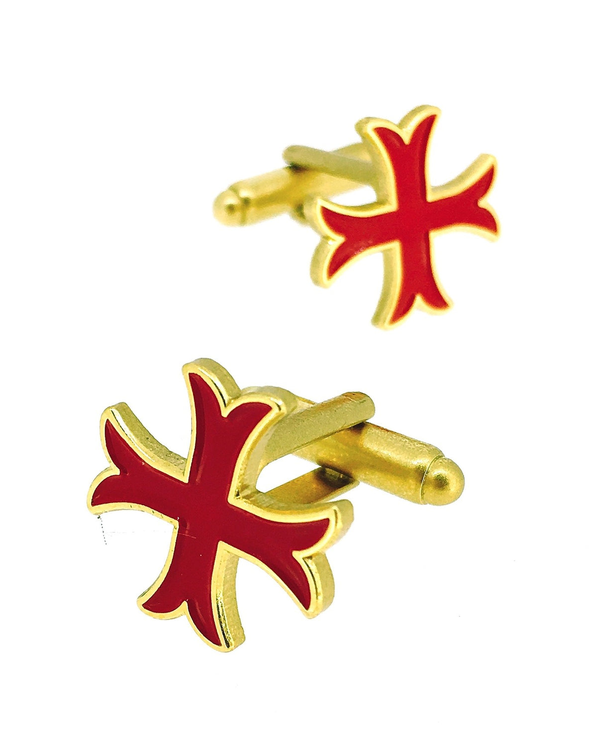Gemelos para Camisa Cruz Templaria Patada Dorada