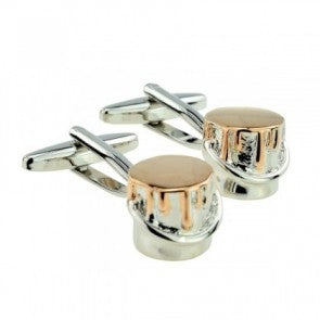 Gemelos de Camisa Cubo Pintura 3D 11mm