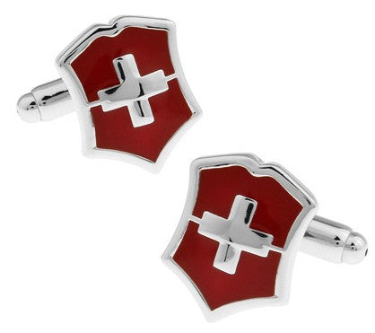Gemelos  de Bandera Suiza