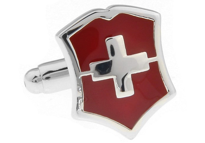 Gemelos  de Bandera Suiza