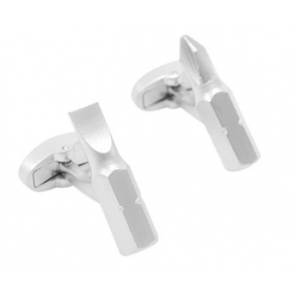 Gemelos para Camisa Destornillador Plano y de Estrella