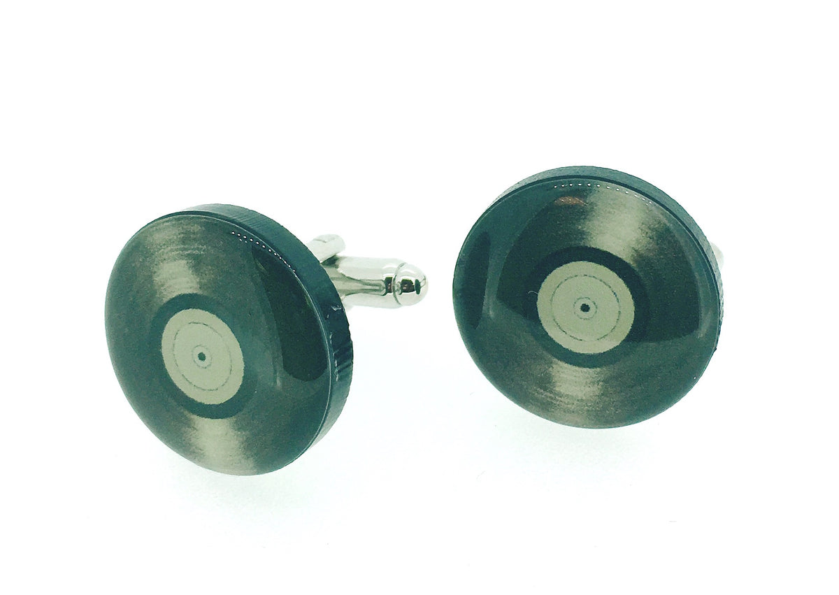Gemelos para Camisa Disco de Vinilo