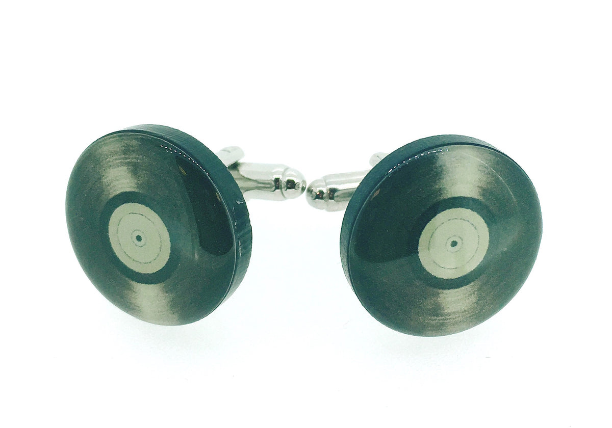 Gemelos para Camisa Disco de Vinilo