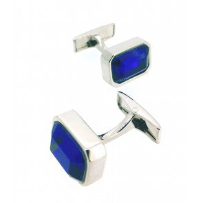 Gemelos para Camisa Elegant Blue Wedding Stone