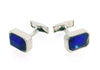 Gemelos para Camisa Elegant Blue Wedding Stone