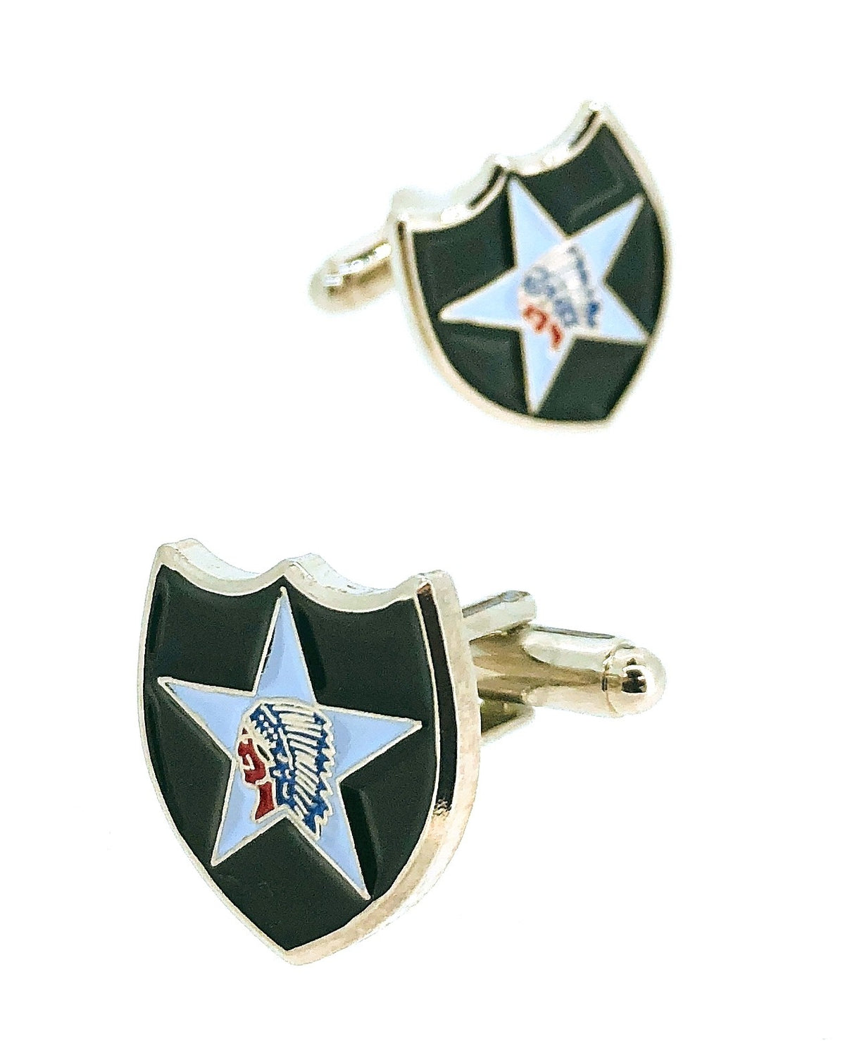 Gemelos para Camisa Emblema de la 2nd Infantry US Division