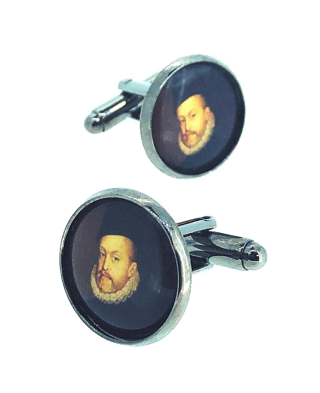 Gemelos para Camisa Felipe II Rey de España