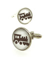 Gemelos para camisa Ferrocarril Negro