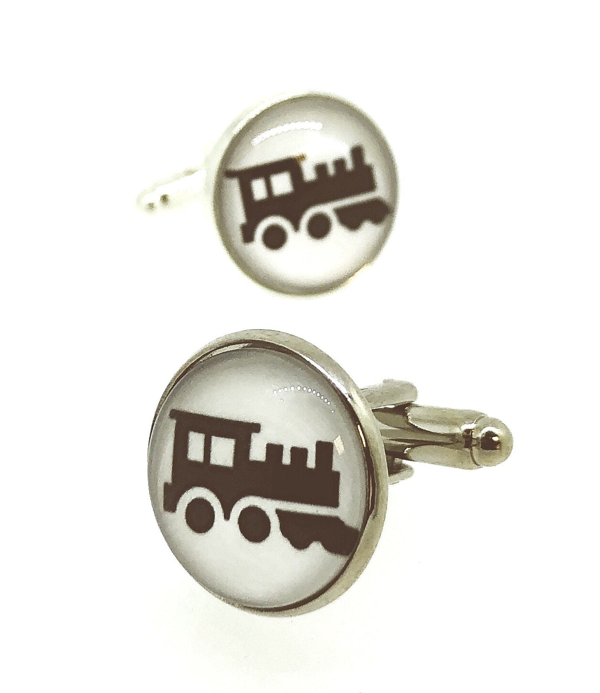 Gemelos para camisa Ferrocarril Negro