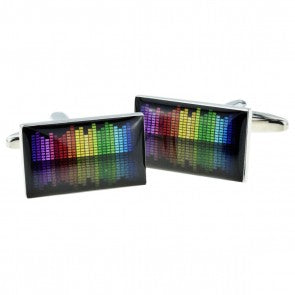 Gemelos para camisa Frecuencia de Onda LGTBI