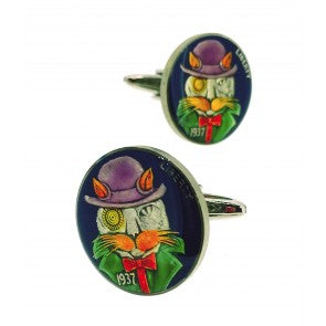 Gemelos para Camisa Hobo Coin Dandy Cat