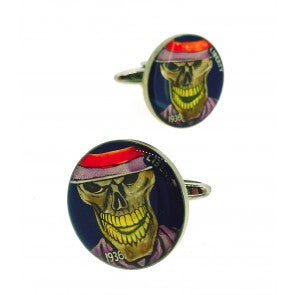 Gemelos para Camisa Hobo Coin Skull Soldier