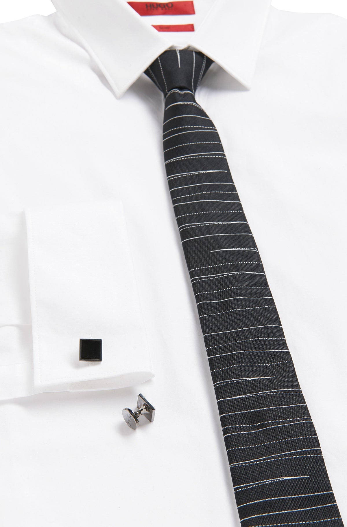 Gemelos para Camisa HUGO E-TOTAKE Black