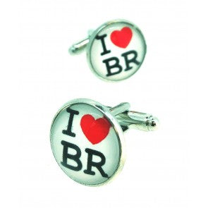 Gemelos para Camisa I Love Brasil