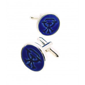 Gemelos para Camisa Kimu Runa de la Prosperidad Color Azul