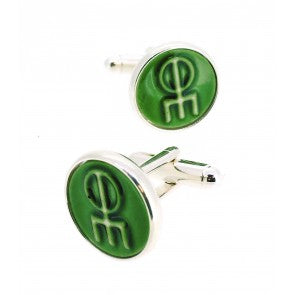 Gemelos para Camisa Kimu Runa del Amor Color Verde