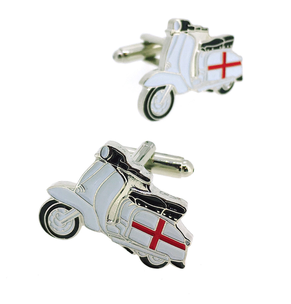 Gemelos Lambretta-Vespa Cruz San Jorge (England)