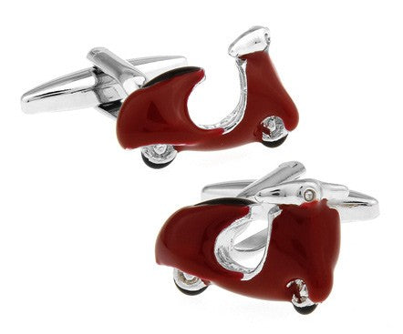 Gemelos Lambretta-Vespa Roja