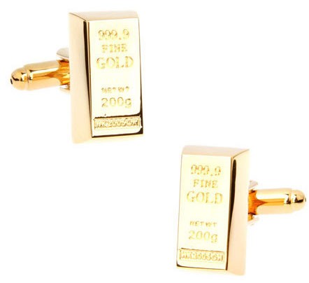 Gemelos Lingote Oro