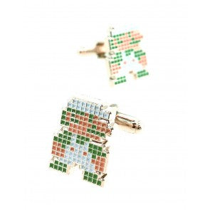 Gemelos para Camisa Luigi 8 Bits