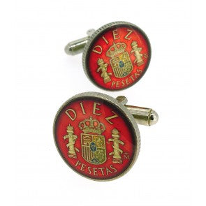 Gemelos 10 Pesetas Roja