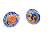 Gemelos para Camisa Plata de Ley 925 Replica Moneda de los Reyes Católicos Aguila de San Juan II Modelo Anverso y Reverso