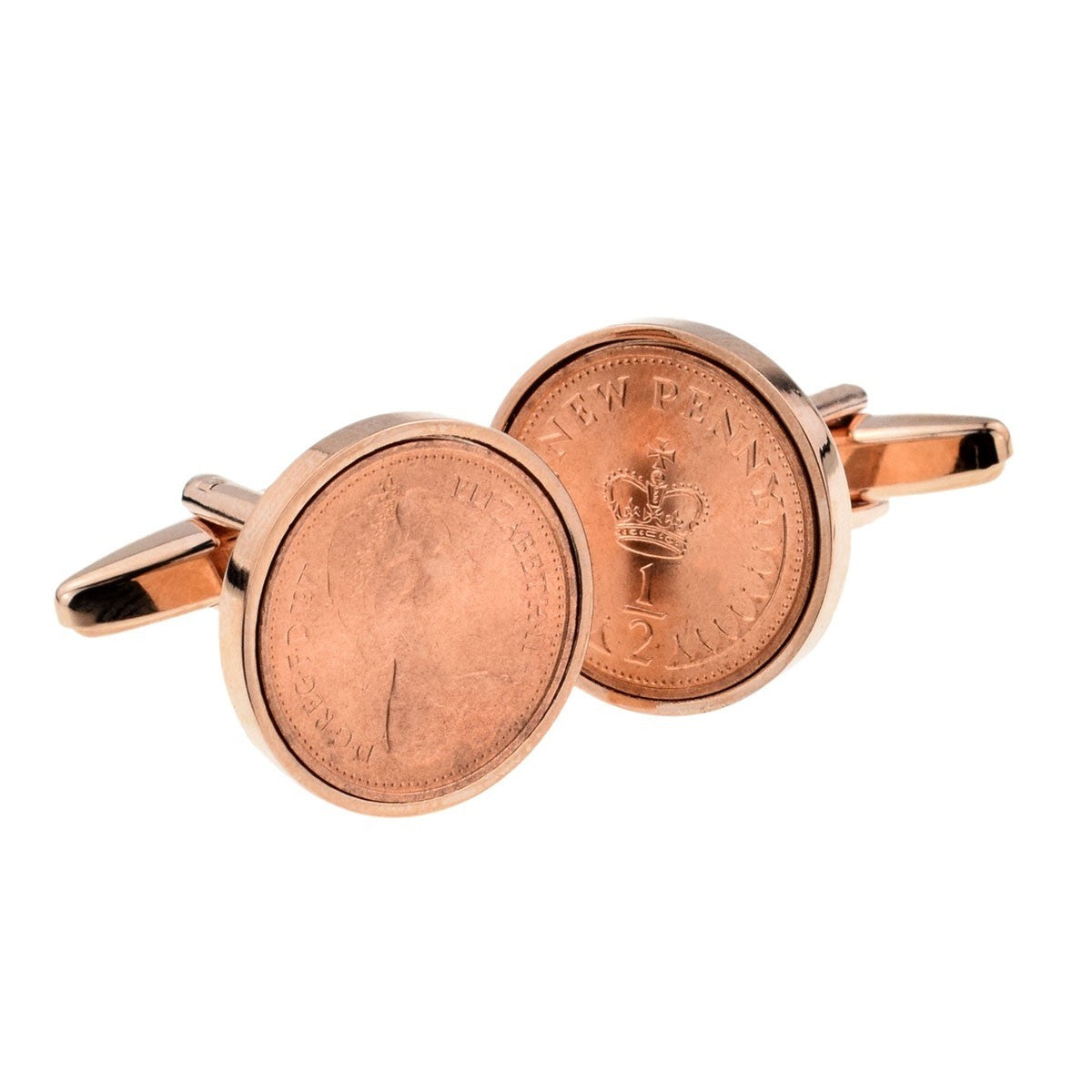 Gemelos para camisa Moneda de Medio Penique
