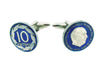 Gemelos para Camisa Moneda Original 10 Centimos España 1959