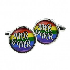 Gemelos para camisa Mr &Mr LGTBI