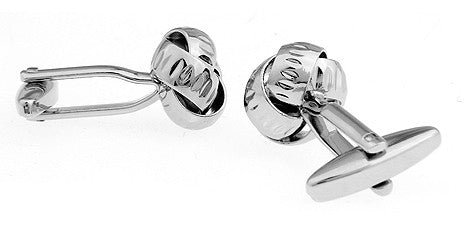 Gemelos Nudo Plated Rallado
