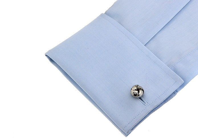 Gemelos Nudo Plated Rallado