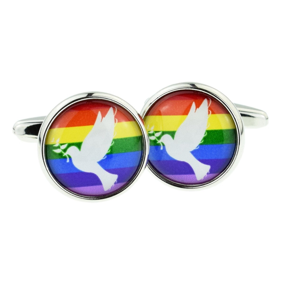 Gemelos para camisa Paloma de la Paz LGTBI