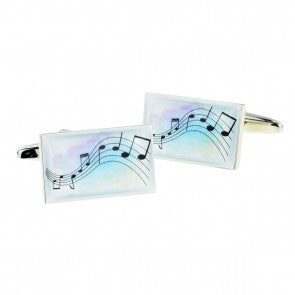Gemelos para camisa Panel de Notas Musicales