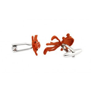 Gemelos para Camisa Pez Goldfish Con cola de velo naranja