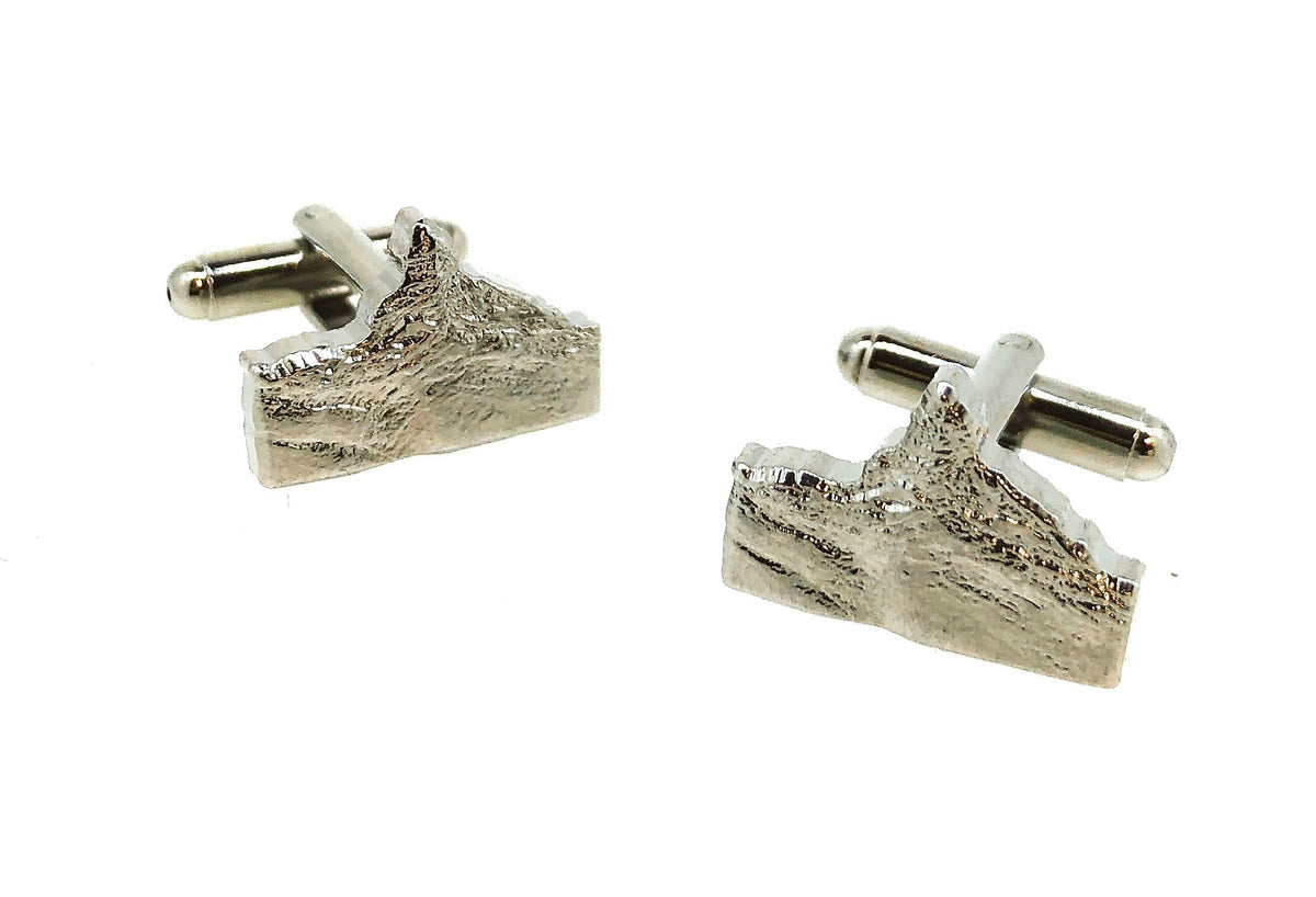 Gemelos para camisa Picos de Urbión Plateado 18mm
