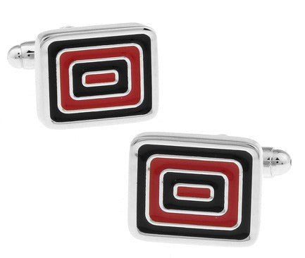 Gemelos Red And Black Square