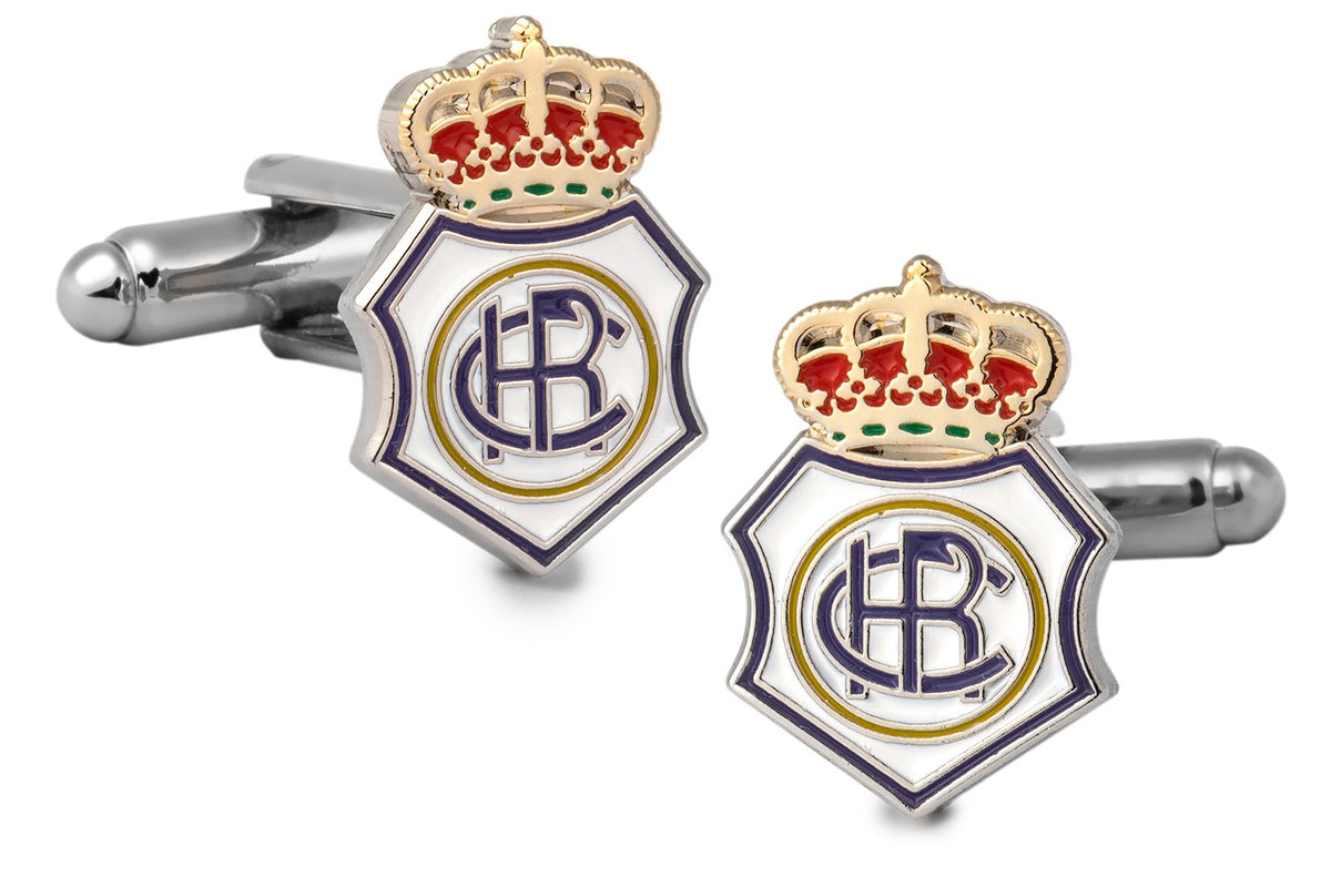 Gemelos para Camisa Recreativo de Huelva 18x13mm