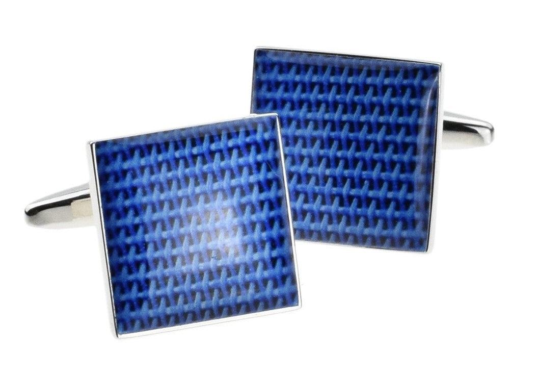 Gemelos para camisa Rectangulares Imitación Seda