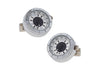 Gemelos para Camisa Reloj Esfera Redonda
