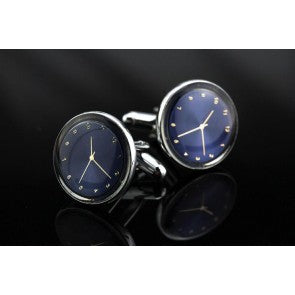 Gemelos para camisa Reloj Purpura