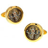 Gemelos Reloj Tourbillon Acero Dorado