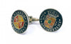 Gemelos para Camisa Replica Moneda 1 Real Español Felipe V 1727