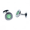 Gemelos para Camisa Rounded Cachemir Verde