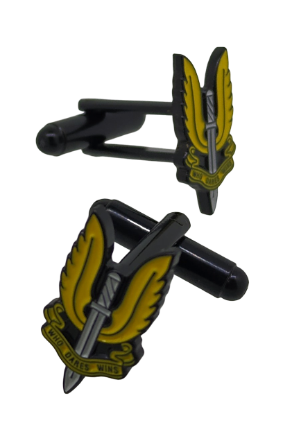 Gemelos para Camisa SAS "Who Dares Wins" 18mm