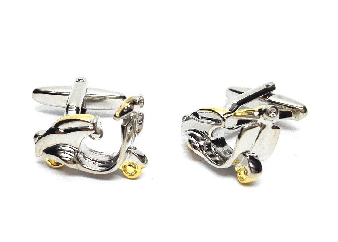 Gemelos para Camisa Scooter Golden and Chrome
