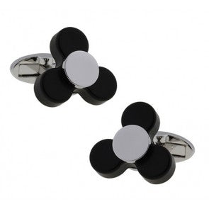 Gemelos para Camisa Spinner Negro