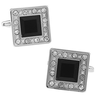 Gemelos Square Crystal Black